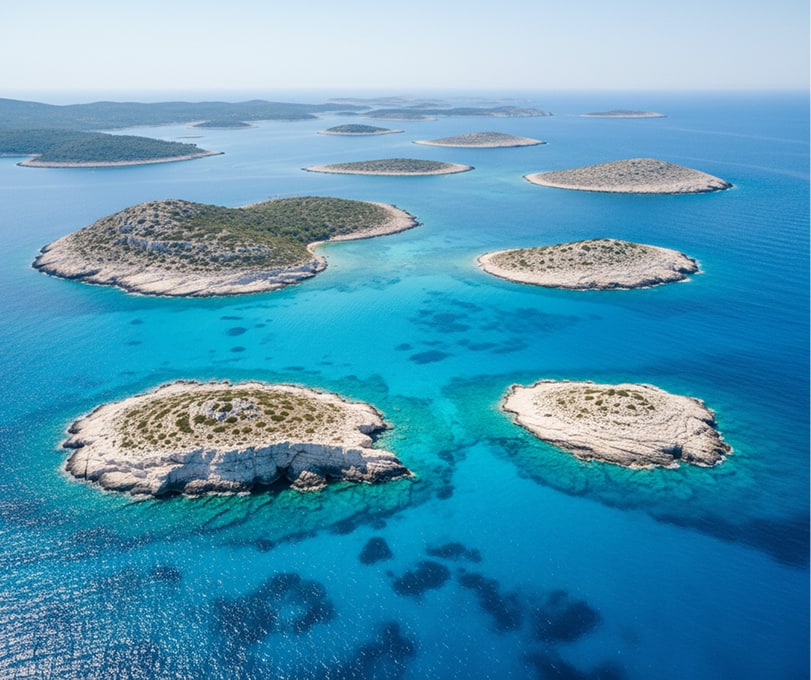 Croatia's Adriatic coastline of a thousand islands