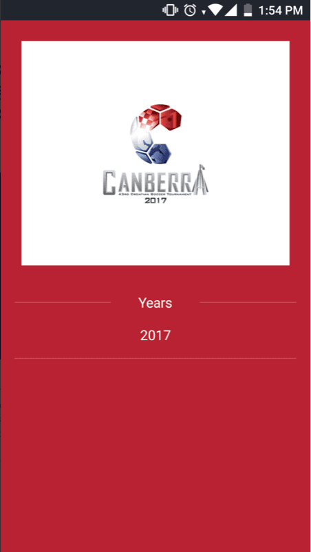 CSA Australia Savez tournament selection screen